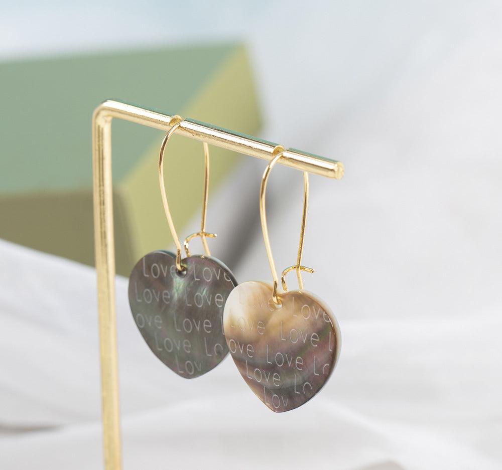 
Heart shaped earrings